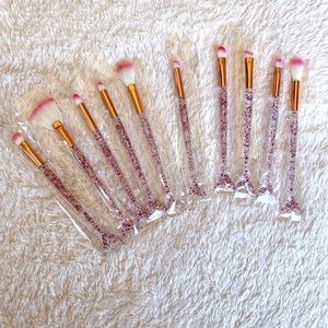 Pink Mermaid Makeup Brush Set